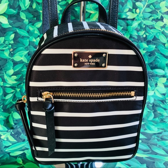 kate spade Handbags - Kate spade Mini Bradley Wilson Stripe backpack
